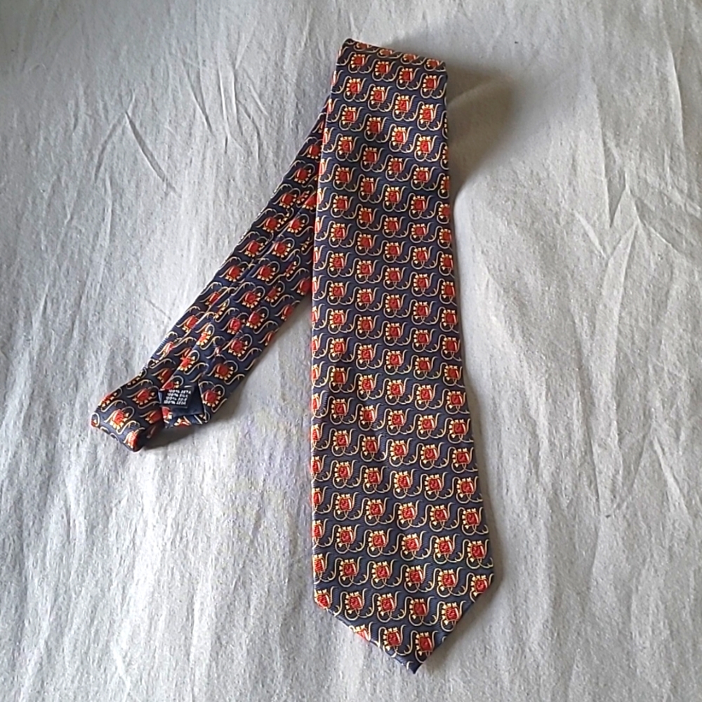 VICTOR LAURENT vintage tie 100% silk